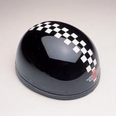 Gloss Black w/White Check 60270 - Davida Classic Helmet
